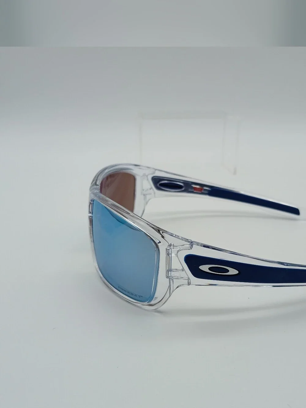 Oakley Turbine Polished Clear w/PRIZM Deep Water Polarized Lenses OO9263-5463